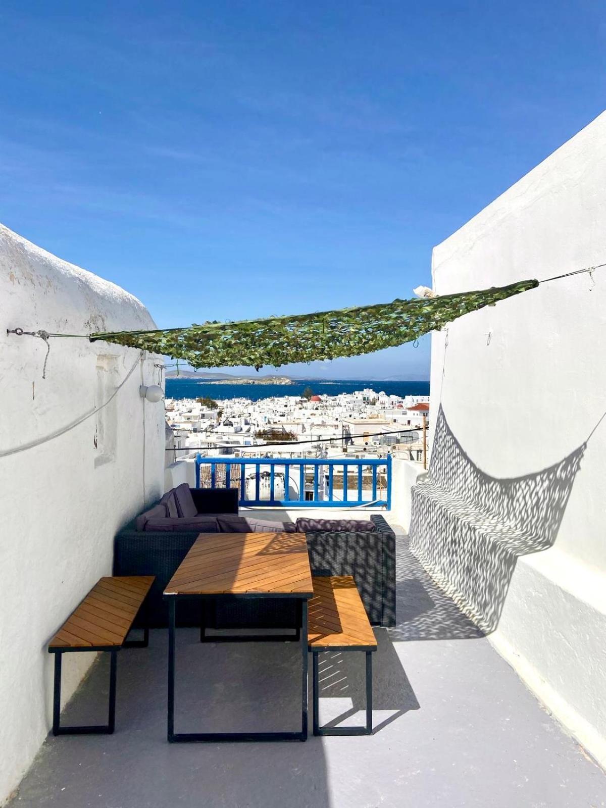Elenitas Town House With Veranda And Sea View Mykonos Town