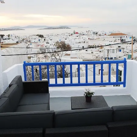 Elenitas Town House With Veranda And Sea View Mykonos Town Exterior foto